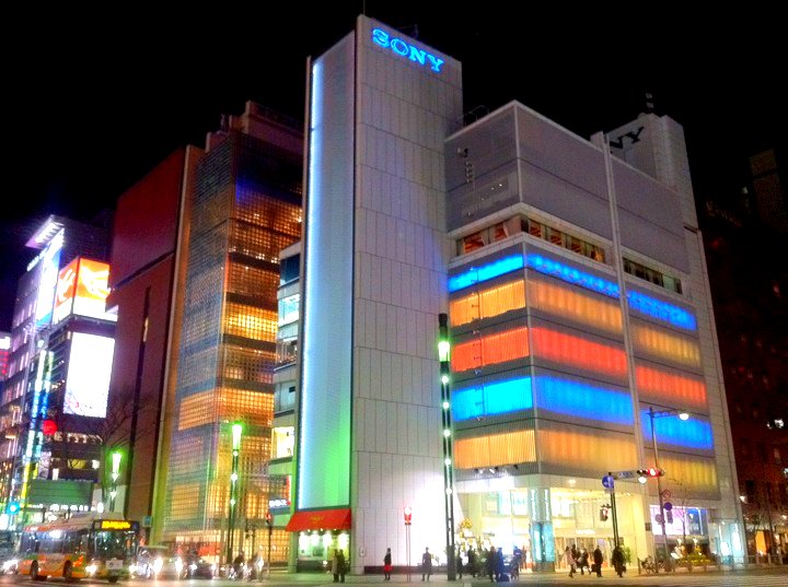 Sony Store, Ginza.